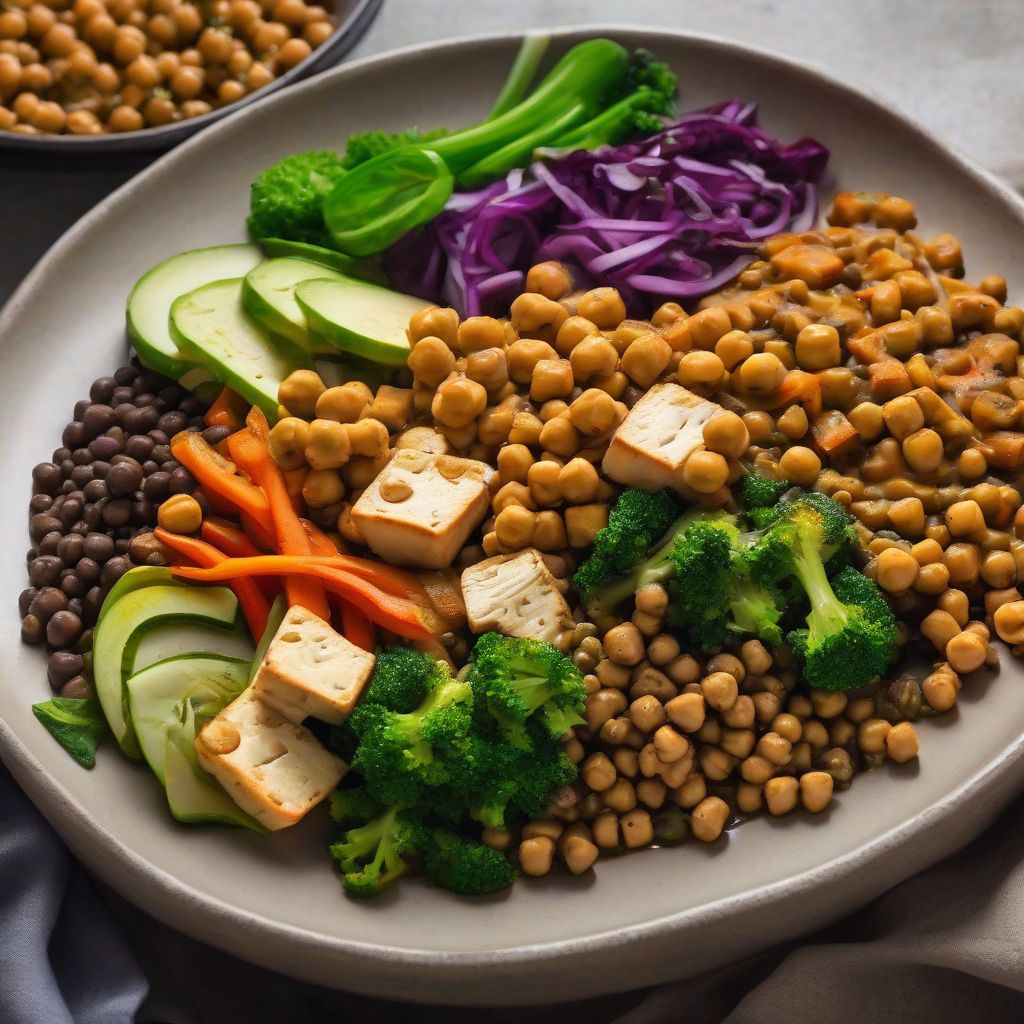 High-Protein Vegetarian Meal