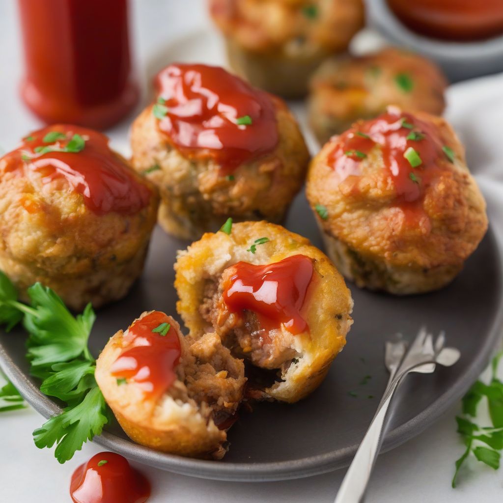 Mini Chicken Meatloaf Muffins