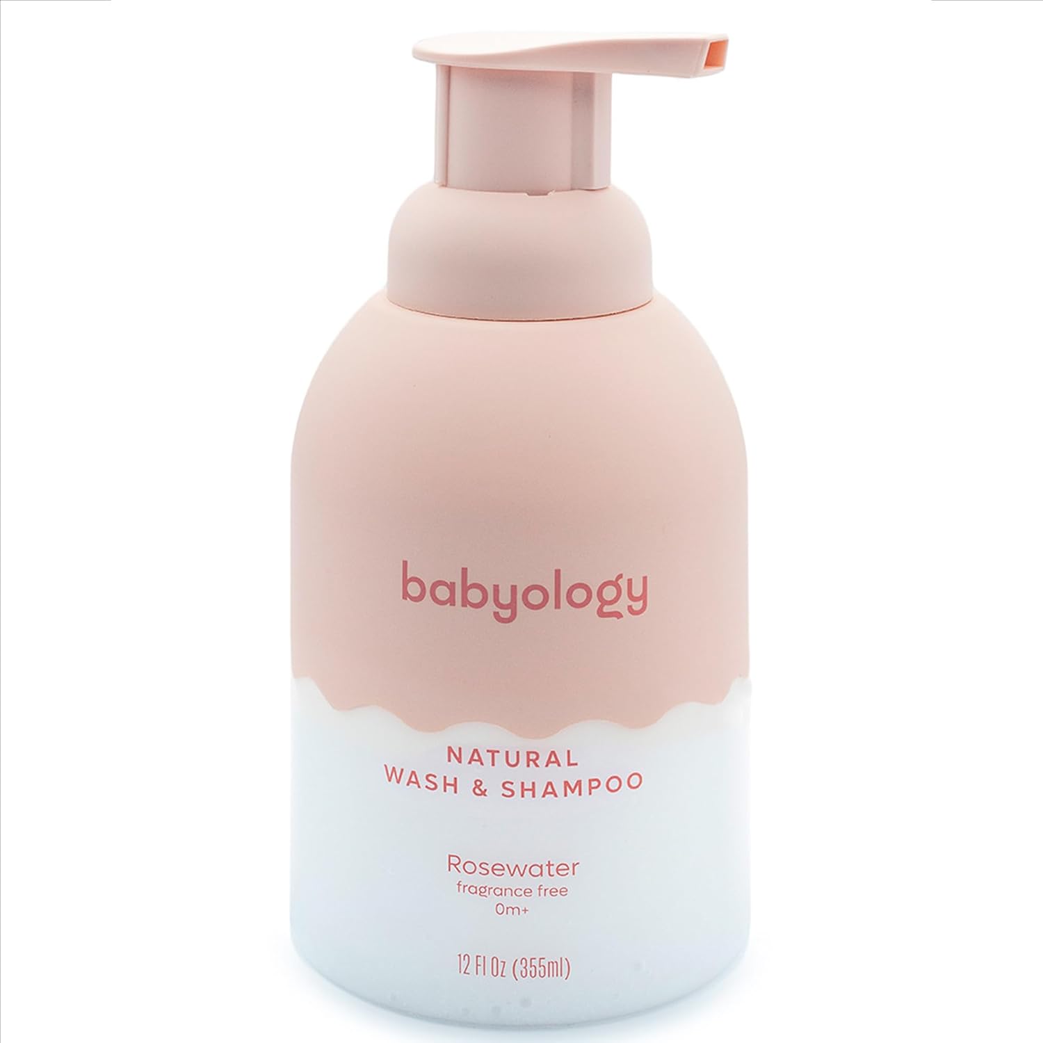 All Natural Baby Wash and Shampoo - 100% Edible Ingredients - with Organic Rose Water (Unscented) - 13,52 FL OZ - Good for Sensitive Skin - Non Toxic - Tear Free (Scents & Packs Vary)